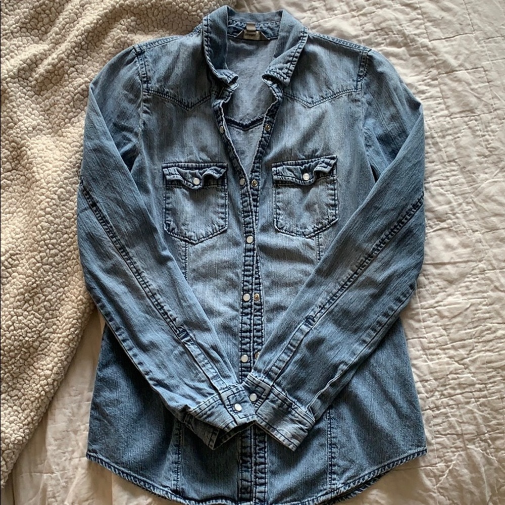 Denim Button Up Shirt
